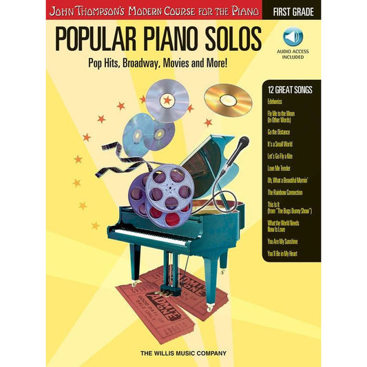 POPULAR PIANO SOLOS GRADE 1 BK/OLA - Music2u