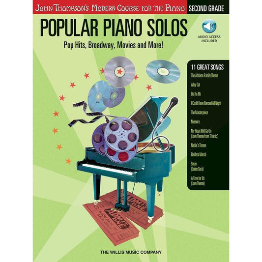 POPULAR PIANO SOLOS - GRADE 2 - BOOK/CD PACK - Music2u