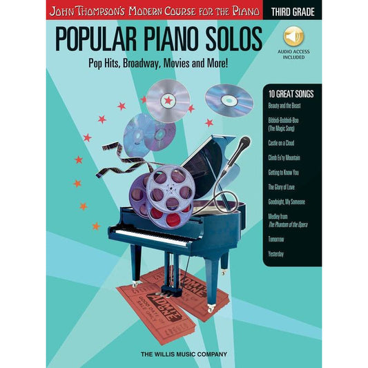 POPULAR PIANO SOLOS GRADE 3 BK/OLA - Music2u