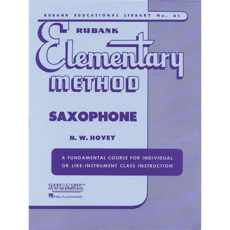 RUBANK ELEMENTARY METHOD SAXOPHONE - Music2u