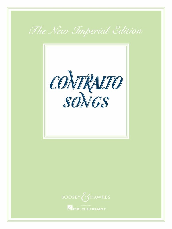 Contralto Songs Imperial Edition Pv