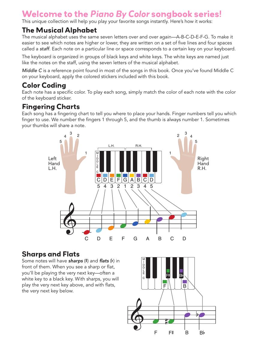 Piano by Color - Disney Princess Collection Songbook