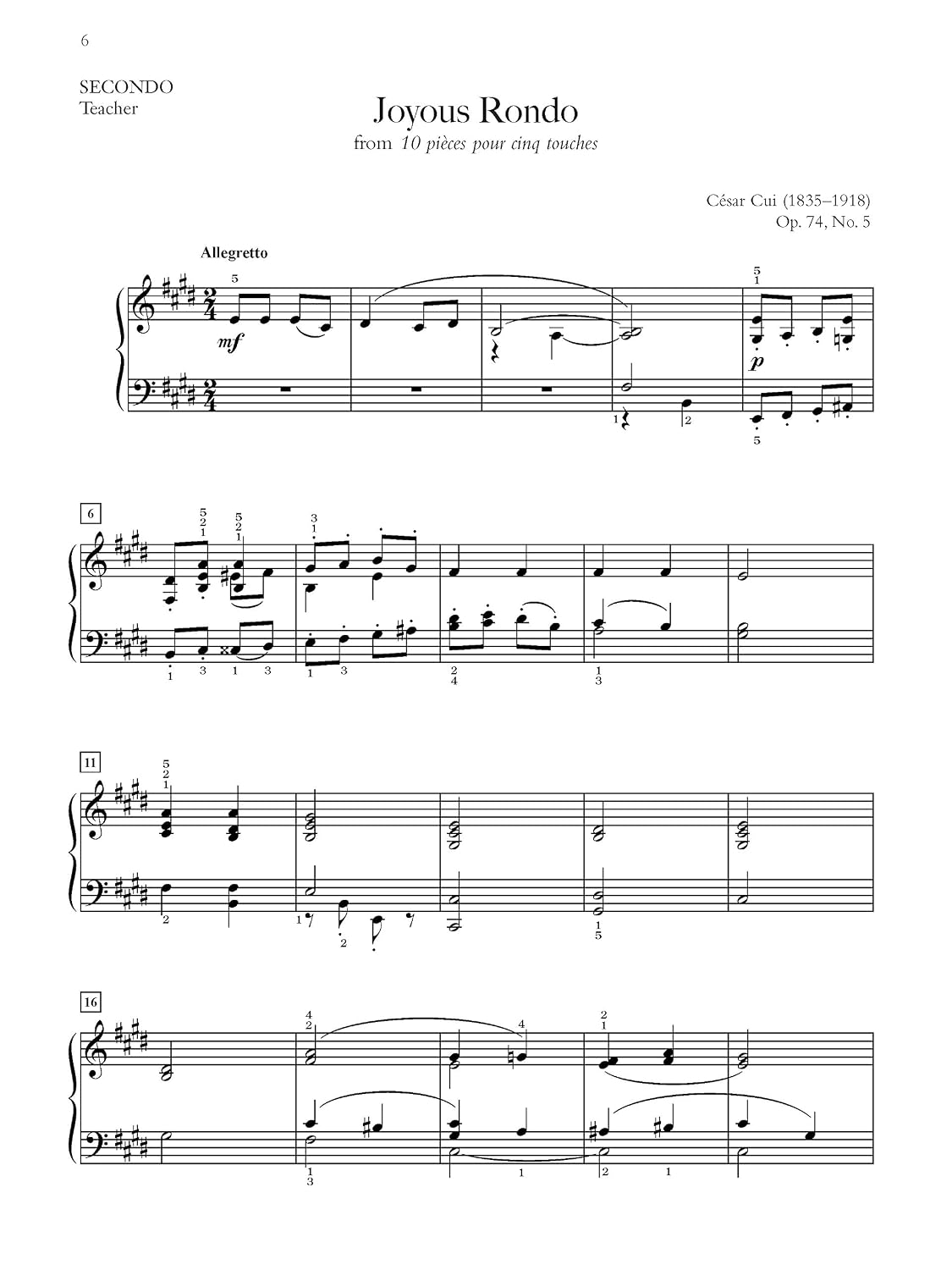 Alfreds - Easy Teacher-Student Piano Duets - Book 3 (20 Pieces) - Late Elementary
