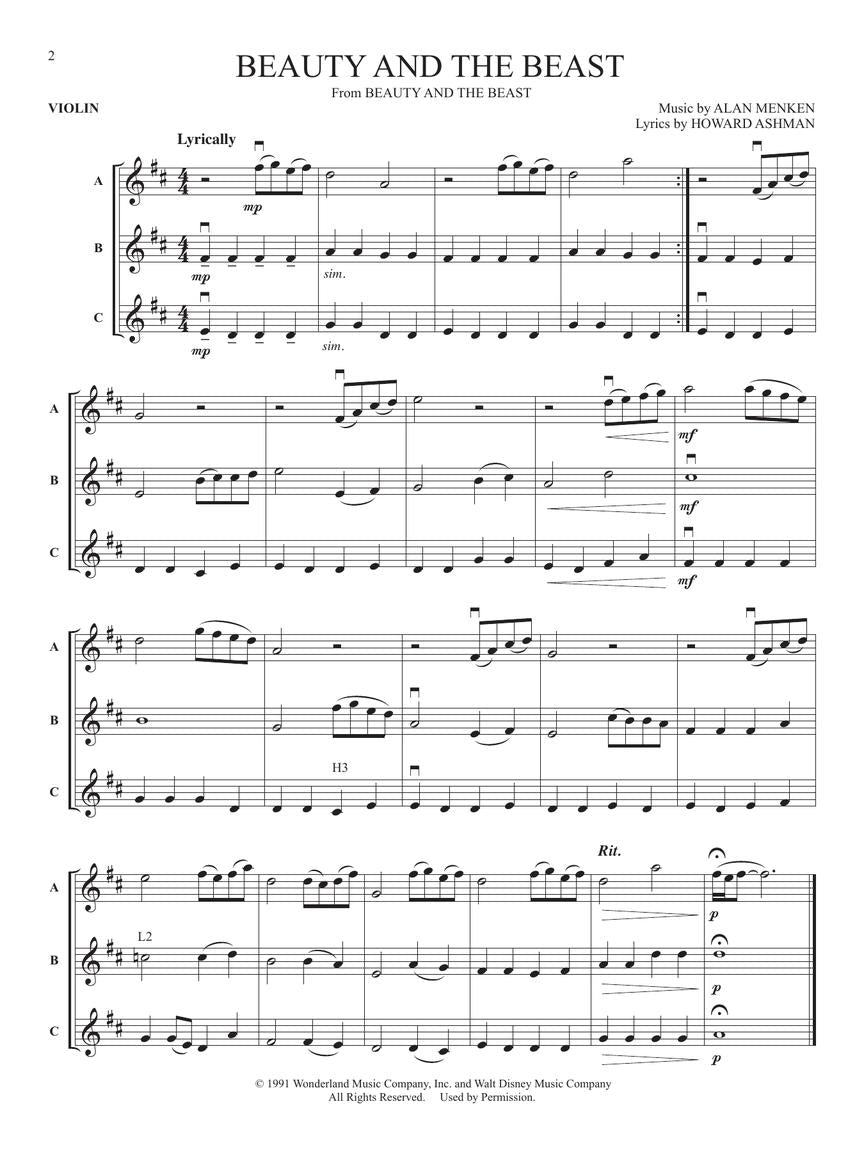 Flex-Pops for Strings Disney - Violin Book (Arranged as Trios, Duets and Solos)