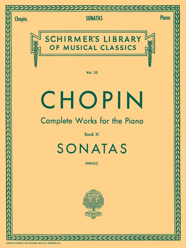 Chopin - Sonatas For Piano Ed Mikuki