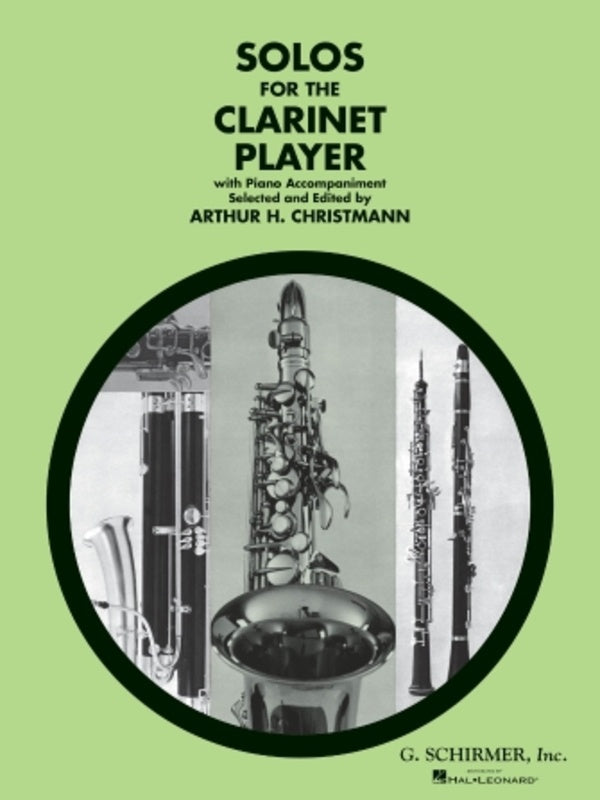 Solos For The Clarinet Player Book With Piano Accompaniment Woodwind