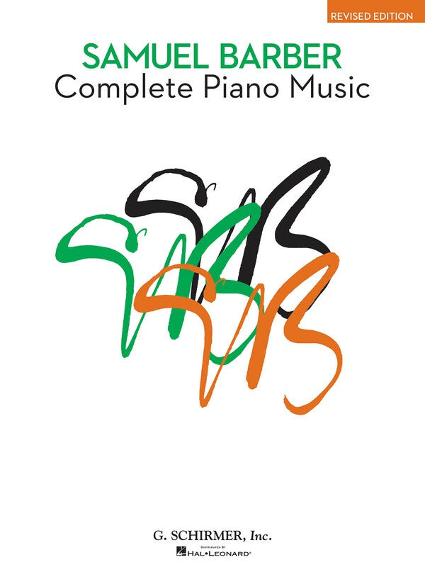 Barber - Complete Piano Music Revised Edition