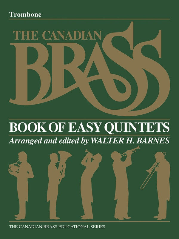 Canadian Brass Book Of Beginning Quintets Trombone