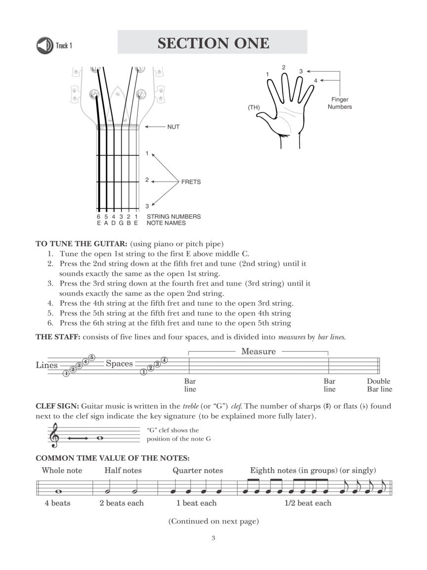 A Modern Method For Guitar Volume 1 Book/Ola