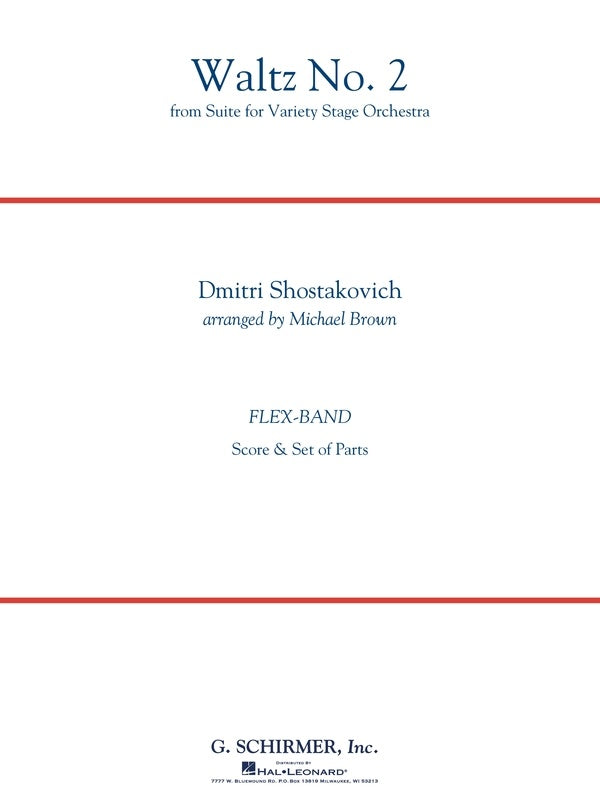 Shostakovich - Waltz No 2 Flexband Gr 3 Sc/Pts