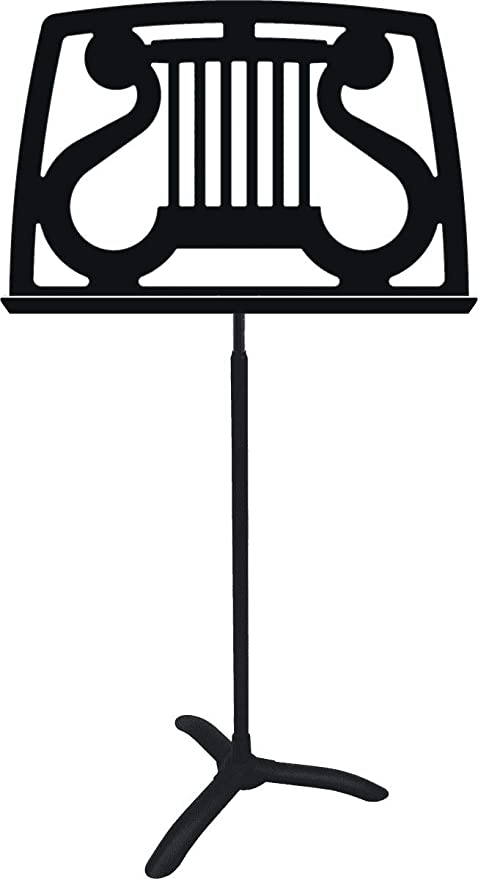Manhasset Noteworthy White House Design Music Stand - Black Musical Instruments & Accessories