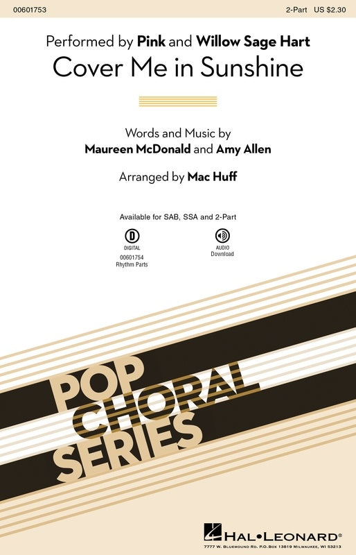 Cover Me In Sunshine 2 Part