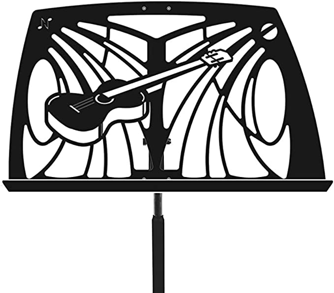 Manhasset Noteworthy Acoustic Guitar Music Stand - Black Musical Instruments & Accessories