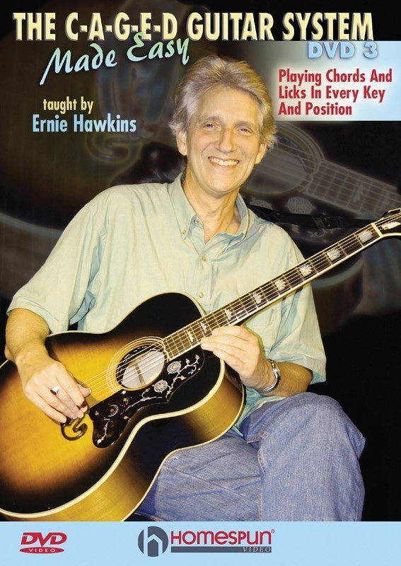 C-A-G-E-D Guitar System Made Easy Dvds 1, 2 & 3