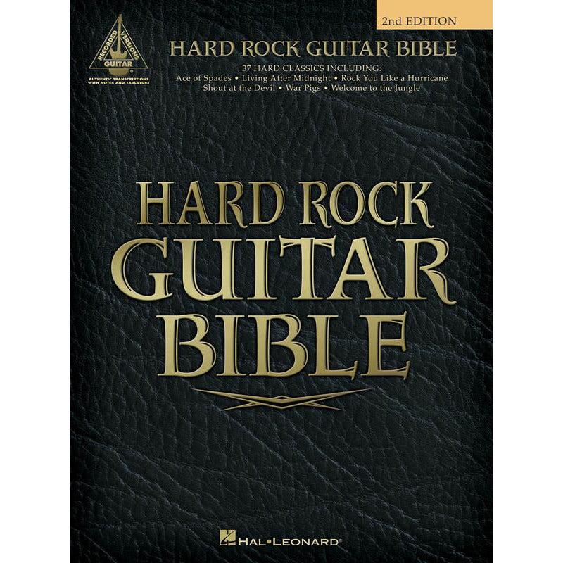 HARD ROCK GUITAR BIBLE TAB RV 2ND EDITION - Music2u