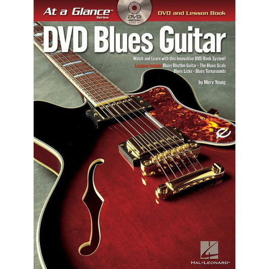 AT A GLANCE BLUES GTR BK/DVD - Music2u