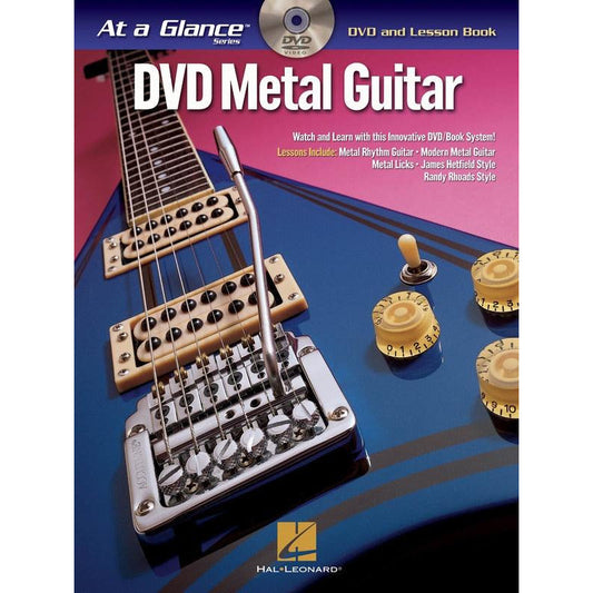 AT A GLANCE METAL GUITAR BK/DVD - Music2u