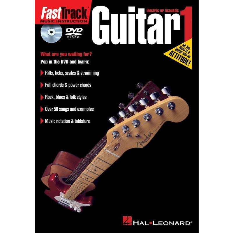 FASTTRACK GUITAR METHOD 1 DVD - Music2u