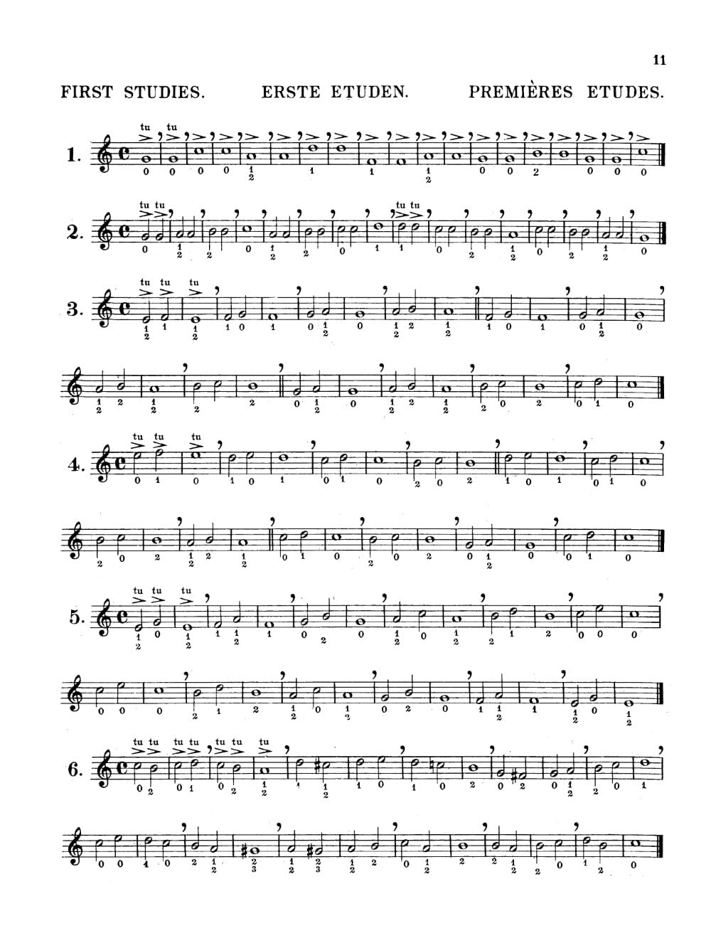 阿班 - 14首特性练习曲(小号)