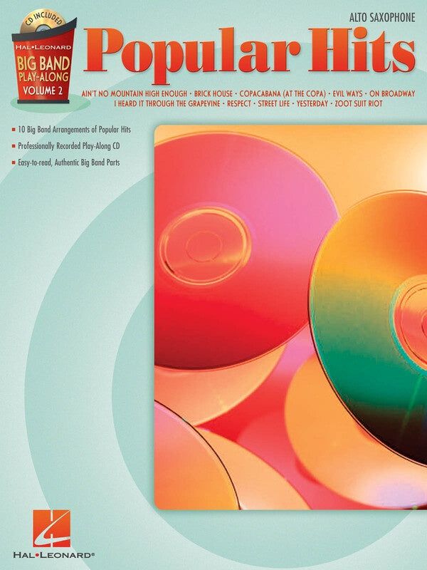 Big Band Play Along V2 Pop Hits Bk/Cd Alto Sax