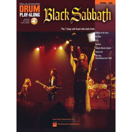 BLACK SABBATH DRUM PLAYALONG V22 BK/CD - Music2u