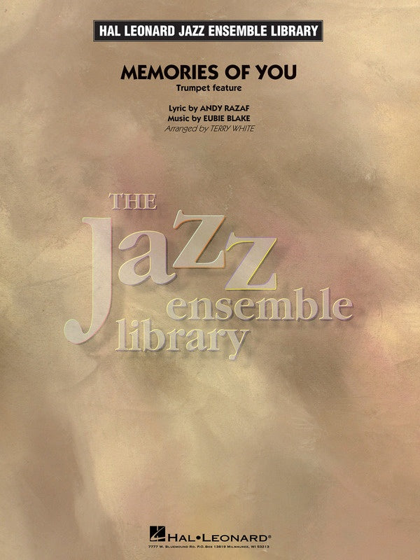 Memories Of You (Trumpet Feature) Je4 Sc/Pts
