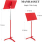 Manhasset Music Symphony Stand Red Musical Instruments & Accessories