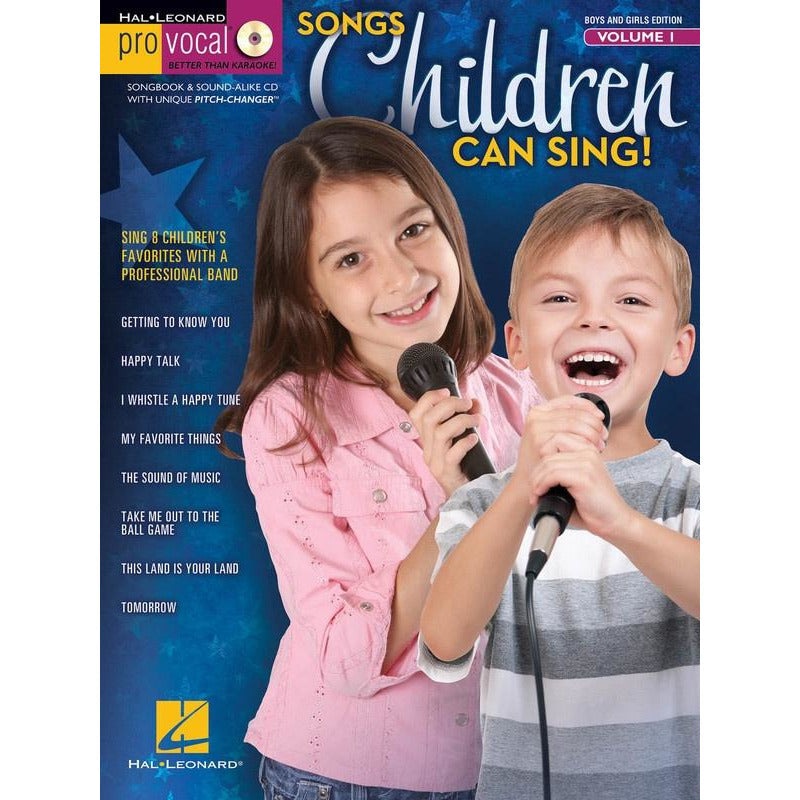Songs Children Can Sing Pro Vocal Volume1 Book/Cd