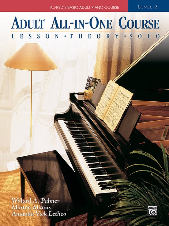 Alfreds Basic Adult All-In-One Piano Course - Book 2 & Keyboard