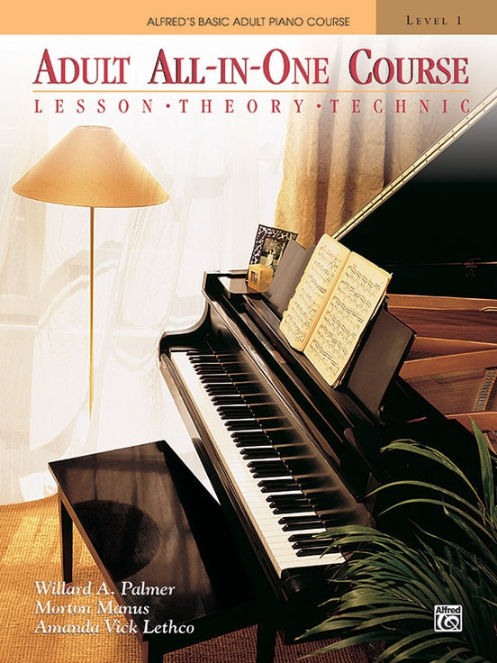 Alfreds Basic Adult All-In-One Piano Course - Book 1 & Keyboard