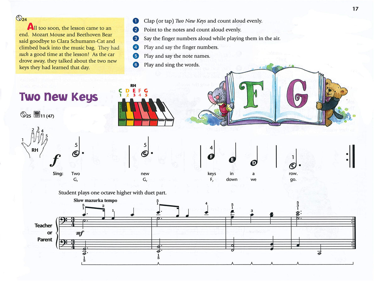 Alfreds Music For Little Mozarts - Lesson Book 2 Piano & Keyboard