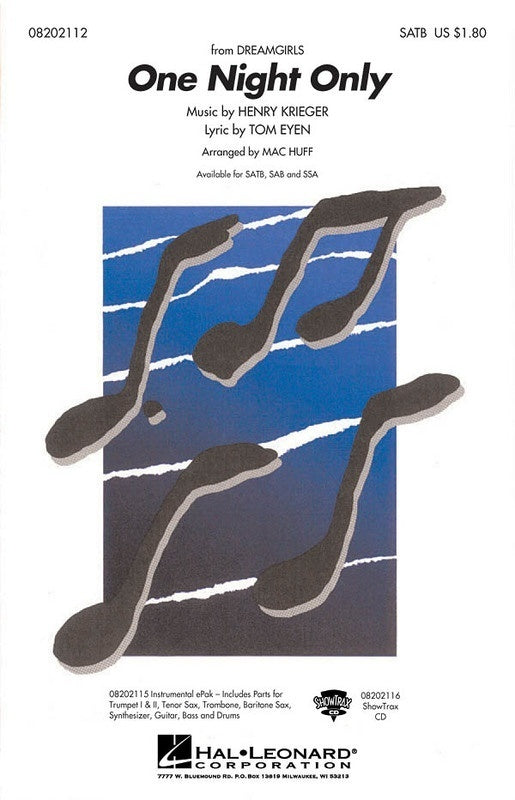 One Night Only (From Dreamgirls) Ssa