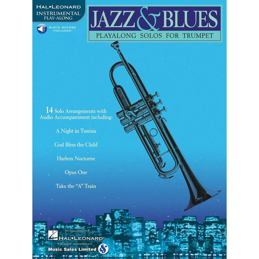 JAZZ AND BLUES PLAY ALONG TRUMPET BK/OLA - Music2u
