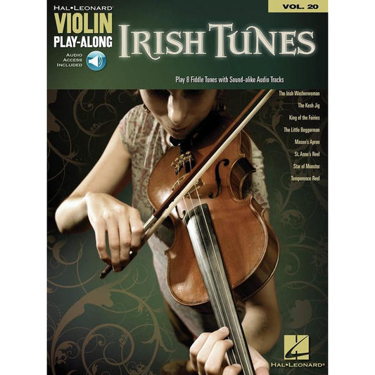 IRISH TUNES VIOLIN PLAYALONG V20 BK/OLA - Music2u