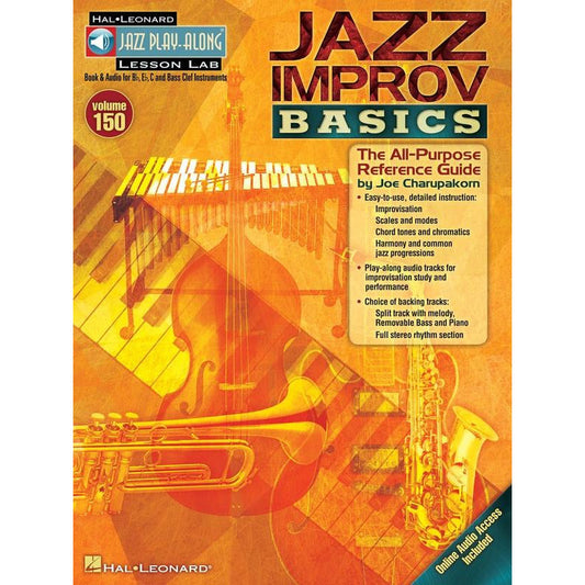JAZZ IMPROV BASICS JAZZ PLAYALONG V150 BK/OLA - Music2u