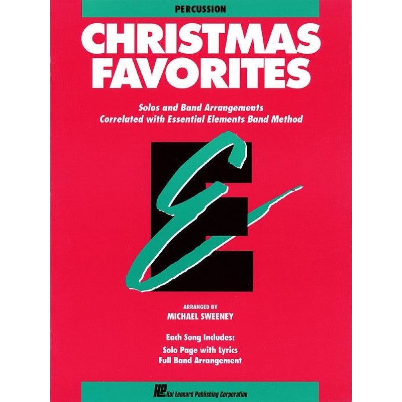 ESSENTIAL ELEMENTS CHRISTMAS FAVORITES PERCUSSION - Music2u