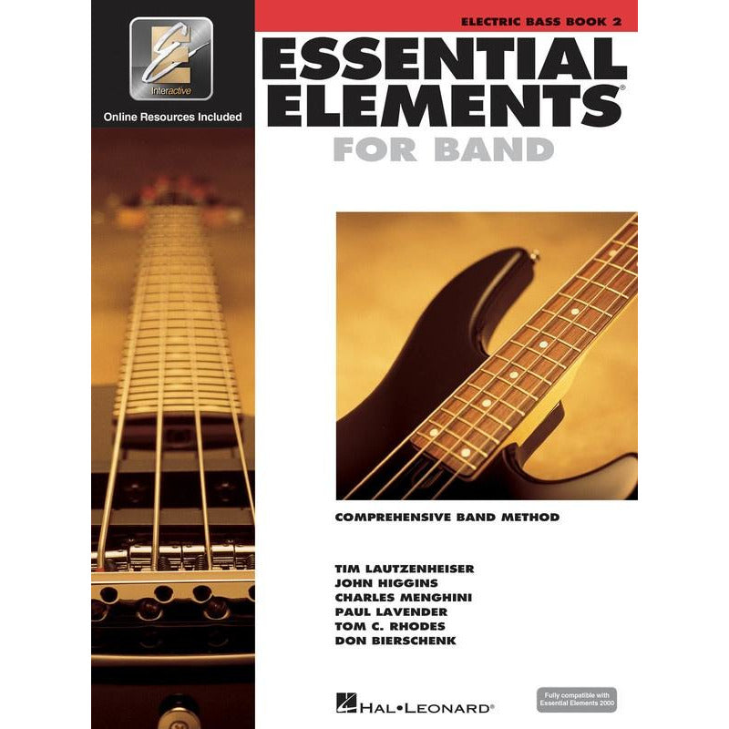 ESSENTIAL ELEMENTS FOR BAND BK2 ELECTRIC BASS BK/OLM - Music2u