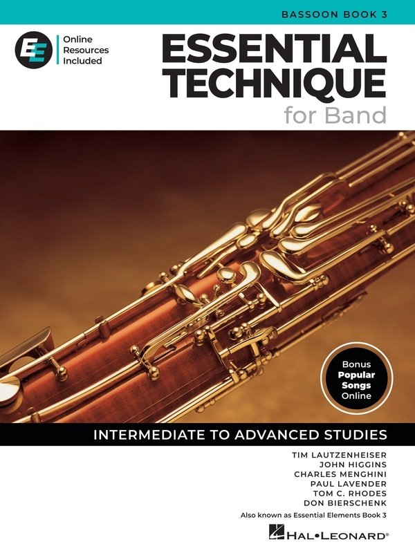 Essential Technique For Band Bassoon Bk 3 Bk/Olm Eei