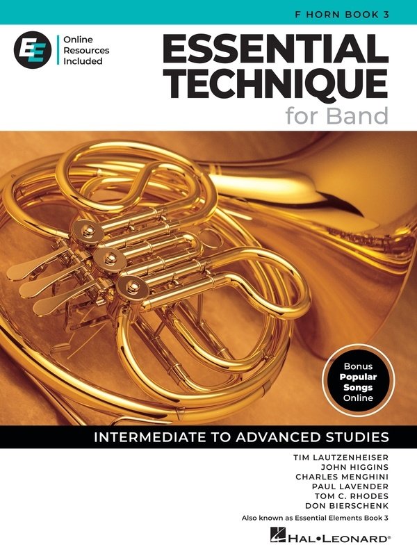 Essential Technique For Band F Horn Bk 3 Bk/Olm Eei