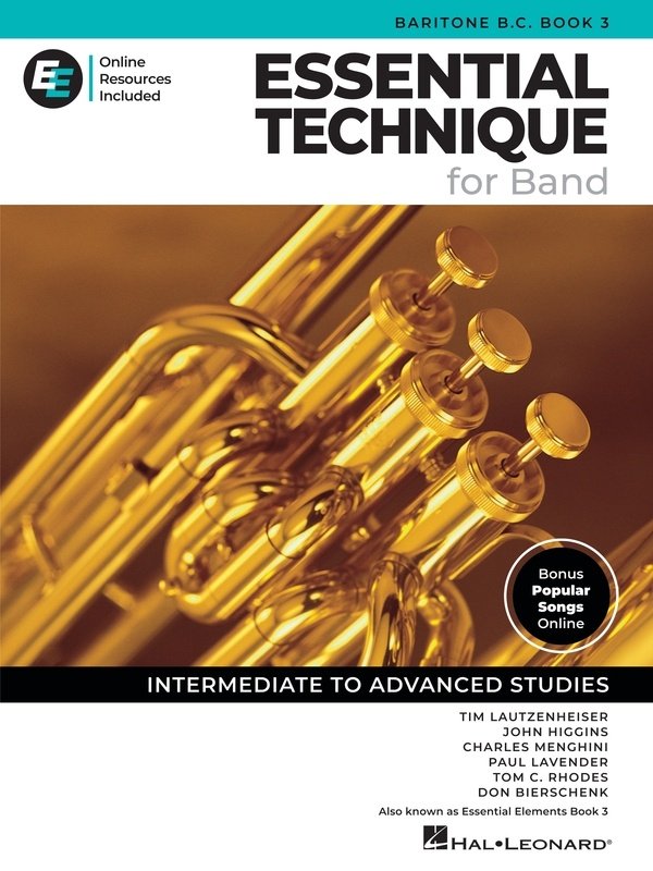 Essential Technique For Band Baritone Bc Bk 3 Bk/Olm Eei