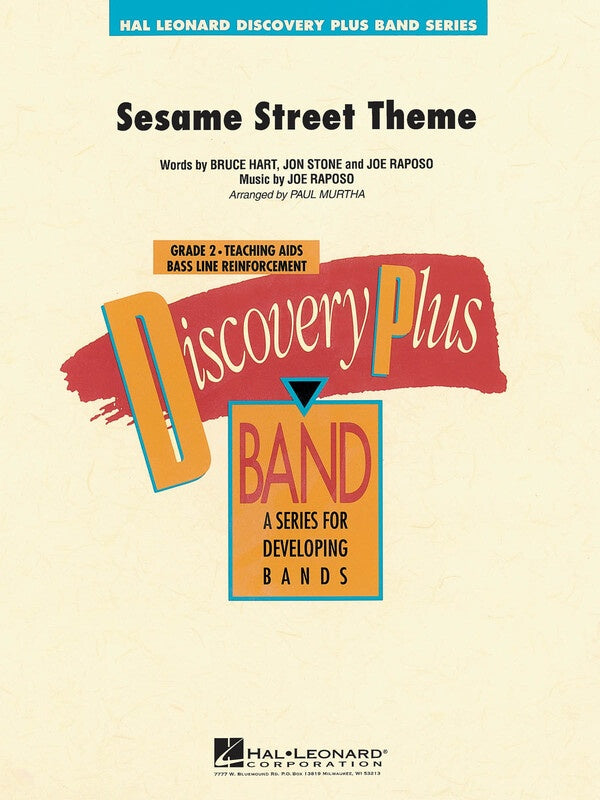 Sesame Street Theme Cb2 Sc/Pts (Pod)