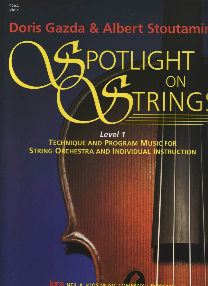 Spotlight On Strings Bk 1 Vla