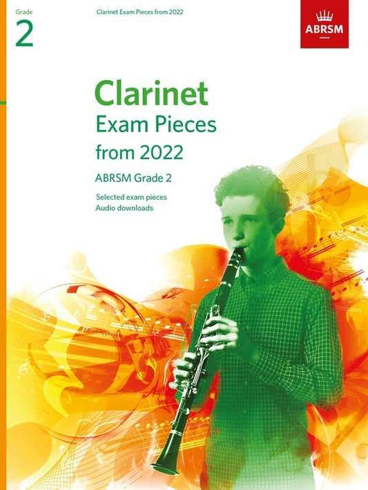 Abrsm Clarinet Exam Pieces From 2022 Grade 2 Bk/Ola