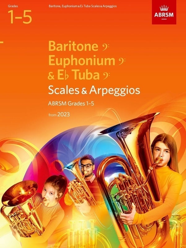 Abrsm Scales And Arpeggios For Baritone Bc/Tuba Gr 1-5
