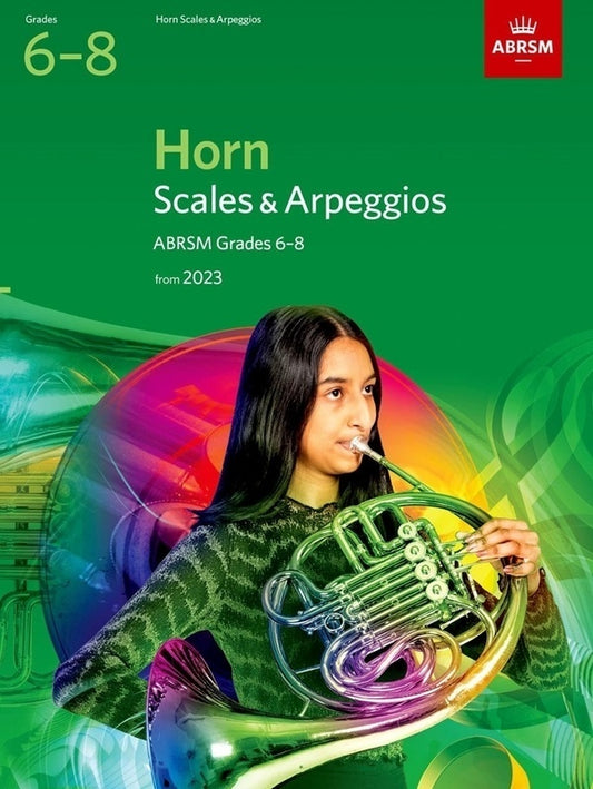Abrsm Scales And Arpeggios For Horn Gr 6-8
