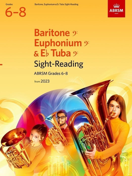Abrsm Sight-Reading For Baritone Bc/Tuba Gr 6-8