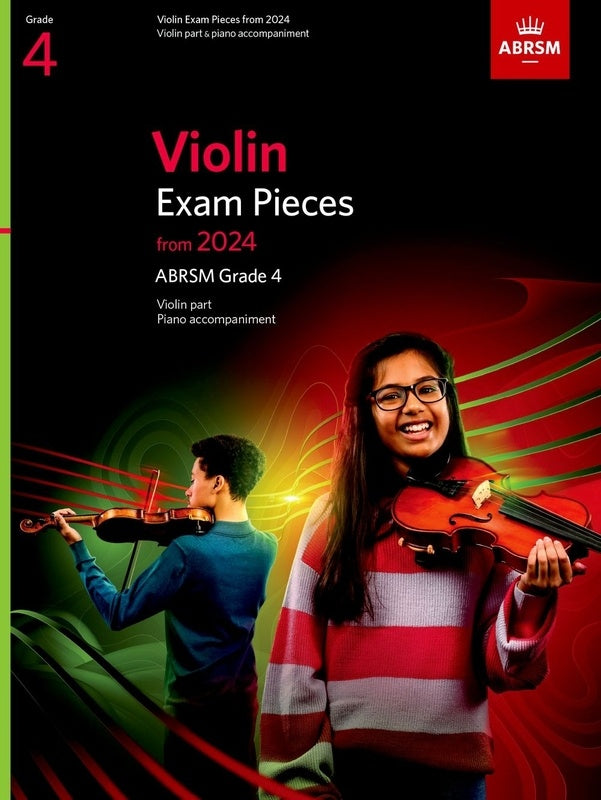 Violin Exam Pieces From 2024 Abrsm Gr 4 Violin/Piano