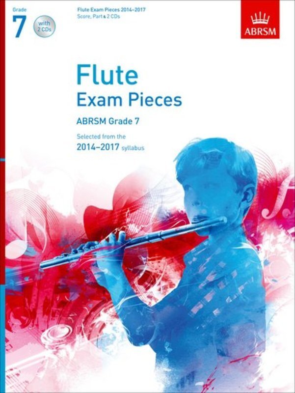 A B Flute Exam Pieces 2014-17 Gr 7 Fl/Pno Bk/2Cd