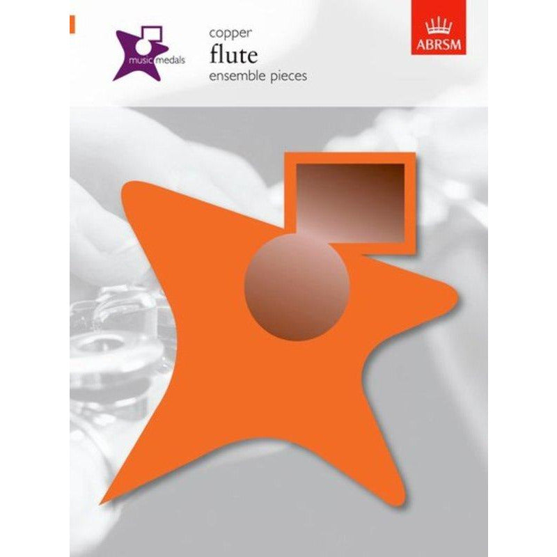 MUSIC MEDALS FLUTE ENSEMBLE PIECES COPPER FLT - Music2u