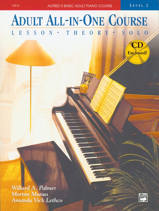 Alfreds Basic Adult All-In-One Piano Course - Book 2 (Book And Cd) & Keyboard